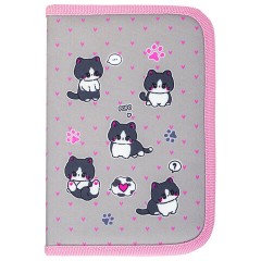 Пенал BRAUBERG, 1 отделение, полиэстер, 21х14 см, "Cat patches", 272327 Пенал BRAUBERG, 1 отделение, полиэстер, 21х14 см, "Cat patches", 272327 - фото 2