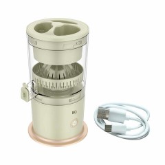 Соковыжималка для цитрусовых аккумуляторная BQ (БИ-КЬЮ) J3000, 45 Вт, стакан 0,2 л, пластик, зеленая, 86196906 - фото 4