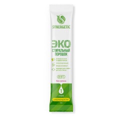 Стиральный порошок автомат 50 стиков SYNERGETIC, 50 стирок, концентрат, биоразлагаемый, 109005 - фото 5
