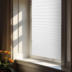 Жалюзи-плиссе, штора тканевая самоклеящаяся BRABIX, 60х180 см, СТАНДАРТ+, 80 г/м2, цвет белый, 1 шт., 700007 - фото 13