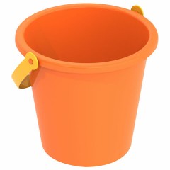 Ведро детское непрозрачное, пластиковое, 16,5x16,5x15 см, НОРДПЛАСТ, 109/1