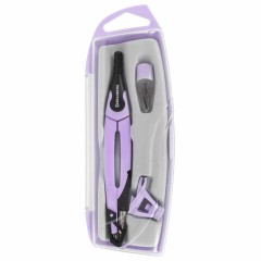 Готовальня BRAUBERG ULTRA, 4 предмета: циркуль 135 мм, запасной грифель, насадка, лавандовый цвет, 210823 Готовальня BRAUBERG ULTRA, 4 предмета: циркуль 135 мм, запасной грифель, насадка, лавандовый цвет, 210823 - фото 2