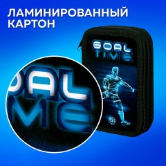 Пенал ПИФАГОР, 3 отделения, ламинированный картон, 19х11 см, "Goal", 271547 Пенал ПИФАГОР, 3 отделения, ламинированный картон, 19х11 см, "Goal", 271547 - фото 10