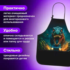 Накидка фартук с нарукавниками для труда BRAUBERG KIDS, 2 кармана, 46x54 см, "Dino chase", 272454 Накидка фартук с нарукавниками для труда BRAUBERG KIDS, 2 кармана, 46x54 см, "Dino chase", 272454 - фото 11