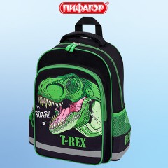 Рюкзак ПИФАГОР SCHOOL, 1 отделение, 3 кармана, "Dino roar", 38x28х14 см, 272080 Рюкзак ПИФАГОР SCHOOL, 1 отделение, 3 кармана, "Dino roar", 38x28х14 см, 272080 - фото 16