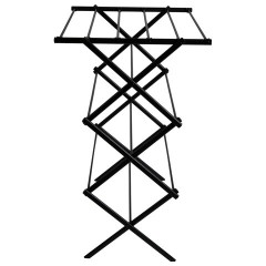 Сушилка напольная МИНИ для белья раскладная, 6 уровней, 10 метров, LAIMA HOME LADDER BLACK, 700473 - фото 5