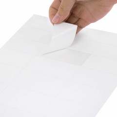 Этикетка самоклеящаяся 70х37,1 мм, 24 этикетки, белая, 80 г/м2, 50 листов, STAFF BASIC, 115657 - фото 4