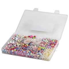 Набор для создания бижутерии и украшений BEADS SET, 450 элементов, 24 вида, BRAUBERG KIDS, 664695 Набор для создания бижутерии и украшений BEADS SET, 450 элементов, 24 вида, BRAUBERG KIDS, 664695 - фото 3