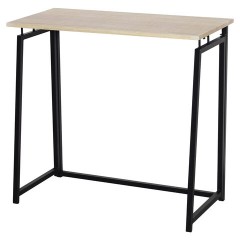 Стол на металлокаркасе BRABIX "LOFT CD-001", 800х440х740 мм, складной, цвет дуб натуральный, 641211 - фото 4