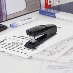 Степлер № 24/6, 26/6 BRAUBERG "SUPER", до 30 листов, черный, 272739 - фото 7