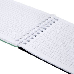 Блокнот МАЛЫЙ ФОРМАТ А6, 60 л., силиконовый гребень, обложка пластик, клетка, BRAUBERG, зеленый, 117564 - фото 8