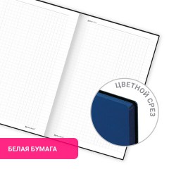 Блокнот А5 138x213 мм, BRAUBERG "Personal", под кожу, 80 листов, клетка, синий, 116613 Блокнот А5 138x213 мм, BRAUBERG "Personal", под кожу, 80 листов, клетка, синий, 116613 - фото 10