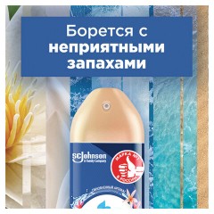Освежитель воздуха аэрозольный 300 мл, GLADE "Лазурная волна и магнолия", 864950 Освежитель воздуха аэрозольный 300 мл, GLADE "Лазурная волна и магнолия", 864950 - фото 4