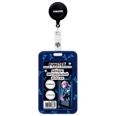 Бейдж вертикальный с 3D-печатью "Аниме" (85х54 мм), с рулеткой, СЛАЙДЕР, FUNSTER (ФАНСТЕР), 238840 - фото 2