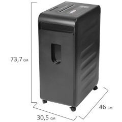 Уничтожитель (шредер) BRAUBERG PROFESSIONAL PS-2042m, CD, "HeavyDuty", 5 уровень секретности, 2х10 мм, 20 листов, корзина 42 литра, 532595 - фото 8