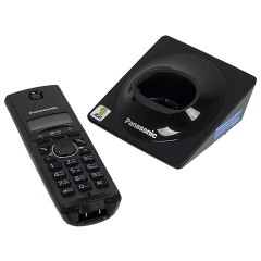 Радиотелефон PANASONIC KX-TG1711RUB, память на 50 номеров, АОН, повтор, часы/будильник, чёрный - фото 2