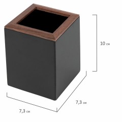Набор настольный GALANT "Sirius" из дерева, 8 предметов, цвет "орех/чёрный", 238161 - фото 5