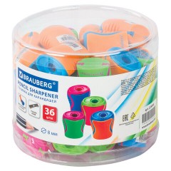 Точилка BRAUBERG "Mix", с контейнером, пластиковая, корпус ассорти, 228448 Точилка BRAUBERG "Mix", с контейнером, пластиковая, корпус ассорти, 228448 - фото 3