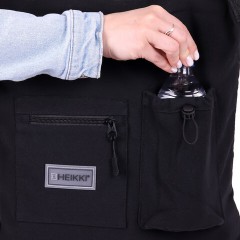 Сумка шоппер HEIKKI EQUIP (ХЕЙКИ), канвас, карман для бутылки, 38х35 см, черный, 272442 - фото 6