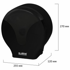 Диспенсер для туалетной бумаги EXTRA LAIMA PROFESSIONAL, (Т2), малый, черный, ABS-пластик, 609475, 303823 - фото 7