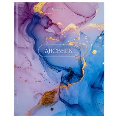 Дневник 1-11 класс 40 л., твердый, BRAUBERG, глянцевая ламинация, "Мрамор", 107606