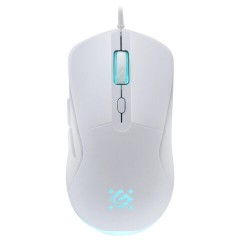 Мышь проводная DEFENDER Arga GM-049, 1200/1800/2400/3600 dpi, 5 кнопок + 1 колесо-кнопка, белый, 52048