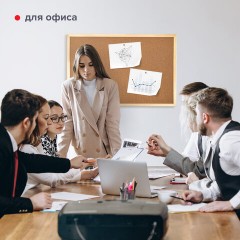 Доска пробковая для объявлений 60х90 см, деревянная рамка, ГАРАНТИЯ 10 ЛЕТ, РОССИЯ, BRAUBERG, 236860 - фото 11