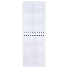 Блокнот МАЛЫЙ ФОРМАТ А6, 60 л., силиконовый гребень, обложка пластик, клетка, BRAUBERG, бежевый, 117563 - фото 8