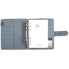 Ежедневник-органайзер недатированный B6 150x190 мм BRAUBERG "Comodo", под кожу, 160 л., серый, 116207 - фото 2