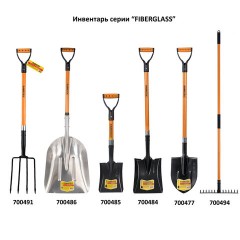 Вилы копальные стальные 19х28 см, ОБЩАЯ ДЛИНА 115 см, черенок стекловолокно, V-ручка, RABBITEX (РАББИТЕКС) "FIBERGLASS", 700491 - фото 10
