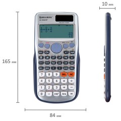 Калькулятор инженерный BRAUBERG SC-991ESP (165х84 мм), 417 функций, 10+2 разрядов, двойное питание, 271725 - фото 14