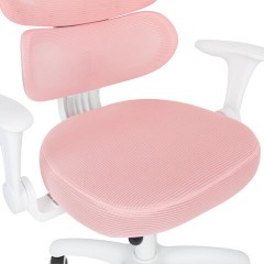 Кресло детское с поясничной поддержкой BRABIX KIDS "MG-225", сетка/ткань TW, розовое, 533316 - фото 12