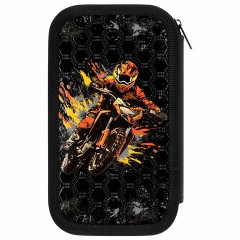 Пенал ЮНЛАНДИЯ, 2 отделения, ламинированный картон, конгрев, 19х11 см, "Fire moto", 273496 Пенал ЮНЛАНДИЯ, 2 отделения, ламинированный картон, конгрев, 19х11 см, "Fire moto", 273496 - фото 3