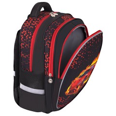 Рюкзак BRAUBERG KIDS MIND с пеналом в комплекте, 2 отделения, "Fiery Road", 40х28х18 см, 273177 Рюкзак BRAUBERG KIDS MIND с пеналом в комплекте, 2 отделения, "Fiery Road", 40х28х18 см, 273177 - фото 6