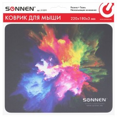 Коврик для мыши SONNEN "EXPLOSIVE", резина + ткань, 220х180х3 мм, 513291 Коврик для мыши SONNEN "EXPLOSIVE", резина + ткань, 220х180х3 мм, 513291 - фото 6