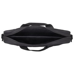 Сумка портфель BRAUBERG PRACTICAL с отделением для ноутбука 15,6", Grey line, черная, 29х40х7 см, 272604 - фото 9