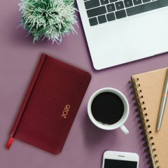 Еженедельник датированный 2026, МАЛЫЙ ФОРМАТ 95х155 мм, А6, BRAUBERG "Select", балакрон, бордо, 117194 - фото 5