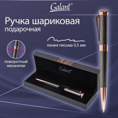 Ручка подарочная шариковая GALANT "Taut", корпус оружейный металл, детали розовое золото, узел 0,7 мм, линия письма 0,5 мм, синяя, 144170 Ручка подарочная шариковая GALANT "Taut", корпус оружейный металл, детали розовое золото, узел 0,7 мм, линия письма 0,5 мм, синяя, 144170 - фото 14