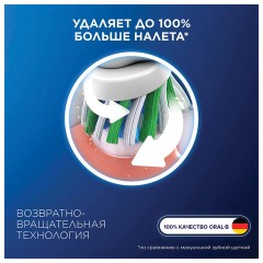 Насадки для электрической зубной щетки КОМПЛЕКТ 4 шт. ORAL-B (Орал-би) Cross Action EB50RX, 80348194 Насадки для электрической зубной щетки КОМПЛЕКТ 4 шт. ORAL-B (Орал-би) Cross Action EB50RX, 80348194 - фото 4