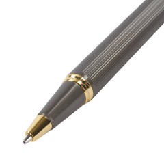 Ручка подарочная шариковая GALANT "Dark Chrome", корпус матовый хром, золотистые детали, пишущий узел 0,7 мм, синяя, 140397 Ручка подарочная шариковая GALANT "Dark Chrome", корпус матовый хром, золотистые детали, пишущий узел 0,7 мм, синяя, 140397 - фото 4