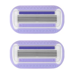 Кассеты для бритвенного станка многоразового женского, 4 лезвия, 2 кассеты, X-ONE (ИКС-УАН), 700019 - фото 2