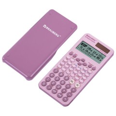 Калькулятор инженерный BRAUBERG SC-991ES-PLUS-PK (164х80 мм), 552 функции, 10+2 разряда, РОЗОВЫЙ, 272654 - фото 7