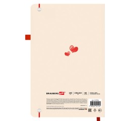 Скетчбук, слоновая кость 140 г/м2, 130х210 мм, 80 л., софт-тач, резинка, BRAUBERG ART CLASSIC, "Аффирмация", 117776 - фото 2