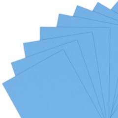 Бумага цветная ПЛОТНАЯ BRAUBERG, А4 160 г/м2, 250 л., синяя, интенсив, для печати, творчества, 116673 - фото 4