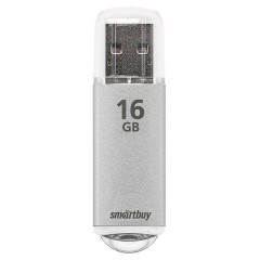 Флеш-память Smartbuy V-Cut, 16Gb, USB 2.0, сереб, SB16GBVC-S - фото 3