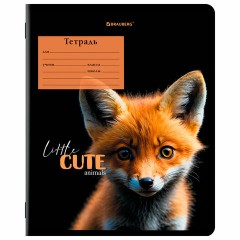 Тетрадь 12 л. BRAUBERG, клетка, обложка картон, CUTE ANIMALS, 107266 Тетрадь 12 л. BRAUBERG, клетка, обложка картон, CUTE ANIMALS, 107266 - фото 6