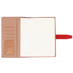 Ежедневник датированный 2026, А5, 143х218 мм, BRAUBERG "Journal", под кожу, застежка, держатель для ручки, органайзер, красный, 117380 - фото 4