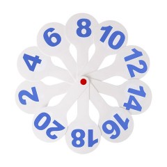 Веер-касса с картинками (цифры от 1 до 20), ОБЛЕГЧЕННЫЕ, гибкие, ЮНЛАНДИЯ, 274052 - фото 3