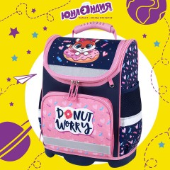 Ранец ЮНЛАНДИЯ WISE, 1 отделение, 3 кармана, устойчивое дно, "Donut worry", 37x29х15 см, 272073 Ранец ЮНЛАНДИЯ WISE, 1 отделение, 3 кармана, устойчивое дно, "Donut worry", 37x29х15 см, 272073 - фото 17