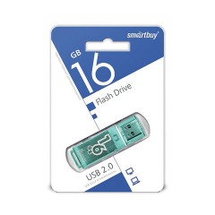 Флеш-память Smartbuy Glossy, 16Gb, USB 2.0, зел, SB16GBGS-G Флеш-память Smartbuy Glossy, 16Gb, USB 2.0, зел, SB16GBGS-G - фото 3